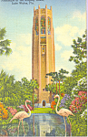 Description: Flamingos at The Singing Tower , Lake Wales<BR>Item Specifics:  Postcard.<BR>Postcard Type: -Linen Postcard (ca.1930-1945)<BR>Card Dated:  -Non-Posted<BR>Postmarked at: -<BR>View Location...