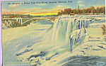 Description: Niagara in Winter from Goat Island<BR>Item Specifics:  Postcard.<BR>Postcard Type:  Linen Postcard (ca.1930-1945)<BR>Card Dated:  Non-Posted<BR>Postmarked at: -<BR>View Location:  --Niaga...
