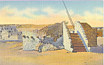 Description: Pueblo Indian Estufa or Kiva<BR>Item Specifics:  Postcard.<BR>Postcard Type:  Linen Postcard (ca.1930-1945)		<BR>Card Dated:  Non-Posted<BR>Postmarked at: -<BR>View Location:  --New Mexic...