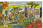Description: Greetings from Sebring Florida Big Letter<BR>Item Specifics:  Postcard.<BR>Postcard Type: -Linen Postcard (ca.1930-1945)Card Dated: --PM 1949<BR>Postmarked at: --Sebring Florida<BR>View L...