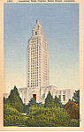Description: Louisiana State Capitol, Baton Rouge<BR>Item Specifics:  Postcard.<BR>Postcard Type: -Linen Postcard (ca.1930-1945)<BR>Card Dated: --Non-Posted<BR>Postmarked at: -<BR>View Location:  -Bat...