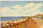 Description: Boardwalk, Ocean City,New Jersey<BR>Item Specifics:  Postcard.<BR>Postcard Type: Linen Postcard (ca.1930-1945)				<BR>Card Dated: --Non-Posted<BR>Postmarked at: -<BR>View Location:  - Oce...