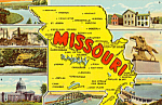 Description: State Map of, Missouri<BR>Item Specifics:  Postcard.<BR>Postcard Type: -Modern Chrome Postcard (ca. 1939- Present)<BR>Card Dated: --Non-Posted<BR>Postmarked at: --<BR>View Location:  - <B...