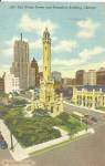 Description - Chicago,Illinois, Old Water Tower,Palmolive Building<BR>Item Specifics: Postcard. <BR>Postcard Type:-Linen Postcard (ca.1930-1945)<BR>Postcards Dated:-PM 1951<BR>PM Location:-Chicago, Il...