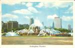 Description--Clarence Buckingham Memorial Fountain, Chicago IL<BR>Item Specifics: Postcard. <BR>Postcard Type:- Modern Chrome Postcard (ca. 1939- Present)<BR>Card Dated -PM 1960<BR>Postmarked At:-Chic...