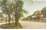 Description: Chicago, IL, Grand Boulevard<BR>Item Specifics:  Postcard.<BR>Postcard Type: Divided Back Postcard (ca. 1907-1915)			<BR>Card Dated: PM 1913 <BR>View Location: Chicago, Illinois<BR>View S...