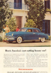 This color advertisement is from the Studebaker Corp and features the 1948 Studebaker Land Cruiser. Here's America's cost cutting luxury car! This ad was taken from a National Geographic magazine of S...