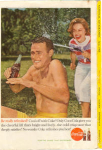 This original ad was taken from the National Geographic Magazine, Jun1960, Be Really Refreshed. This ad is in good condition considering its age,scuffed, and that it was a back  cover ad. 