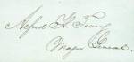 <p><b>Signature with rank of Major General<BR><BR>Earned the "Thanks of Congress" for his heroic and gallant exploits during the capture of Fort Fisher, North Carolina in 1865!</b><BR><BR>(1...