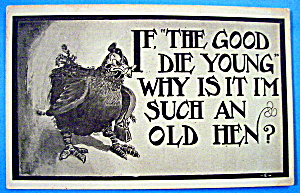 If The Good Die Young Postcard