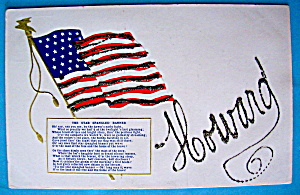 The Star Spangled Banner Postcard