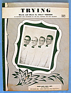 Sheet Music For 1952 Trying