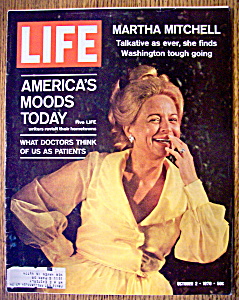 Life Magazine October 2, 1970 Martha Mitchell