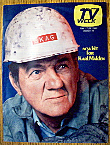 Tv Week-february 17-23, 1980-karl Malden