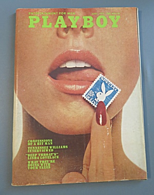 Playboy Magazine-april 1973-julie Woodson