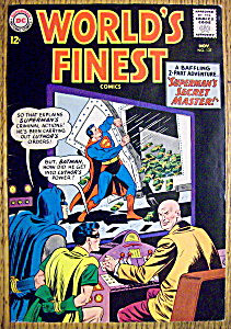 World Finest Comic Cover-november 1963-superman/batman