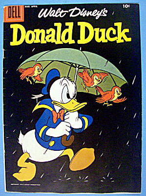Donald Duck Comic Cover #58 March-april 1958