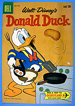 Donald Duck Comic Cover September-october 1960