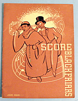 1938 Score Blackfriars Folio By William Shepherd