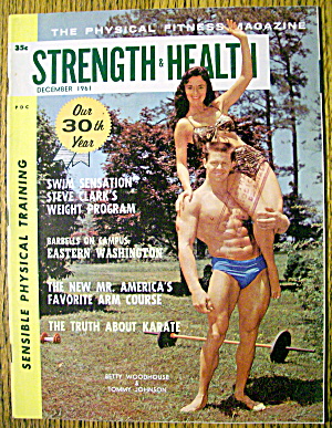 Strength & Health Magazine-december 1961-betty & Tommy