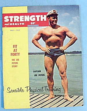 Strength & Health Magazine-may 1957-joe Peters