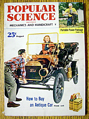 Popular Science-august 1952-how To Buy Antique Car