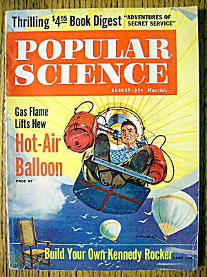 Popular Science-august 1961-hot Air Balloon