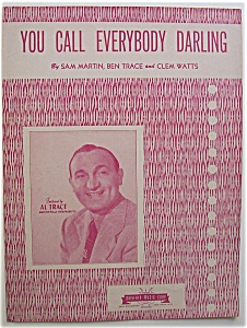 Sheet Music For 1946 You Call Everybody Darling
