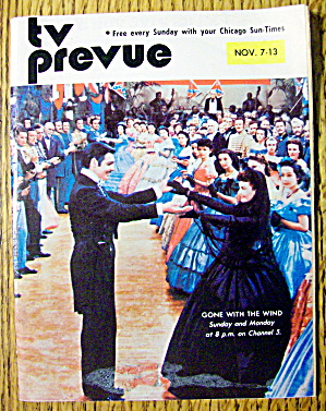Tv Prevue-november 7-13, 1976-gone With The Wind