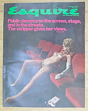 Esquire Magazine August 1969 Public Decency