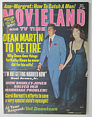 Movieland Magazine September 1971 Dean Martin