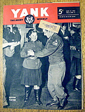 Yank Army Weekly Magazine August 31, 1945