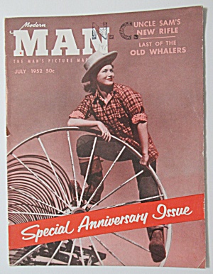 Modern Man Magazine July 1952 Uncle Sam's New Rifle