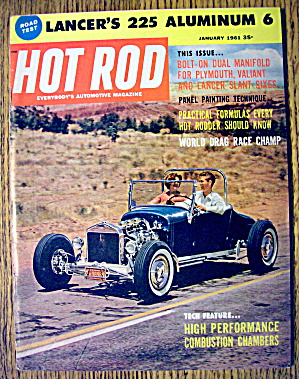 Hot Rod Magazine January 1961 World Drag Race Champ