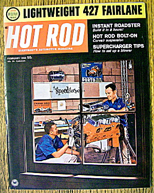 Hot Rod Magazine February 1964 Instant Roadster