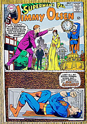 Dc Comics Superman's Pal Jimmy Olsen #112 July 1968