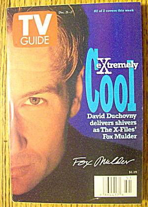 Tv Guide December 21-27, 1996 David Duchovny