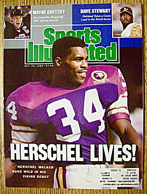 Sports Illustrated Magazine October 23, 1989 Herschel