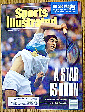 Sports Illustrated Magazine September 17, 1990 Sampras