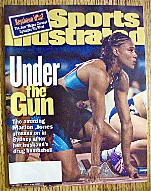 Sport Illustrated Magazine October 2, 2000 Marion Jones