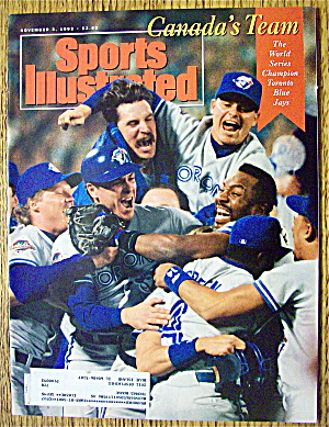 Sport Illustrated Magazine November 2, 1992 Canada Team