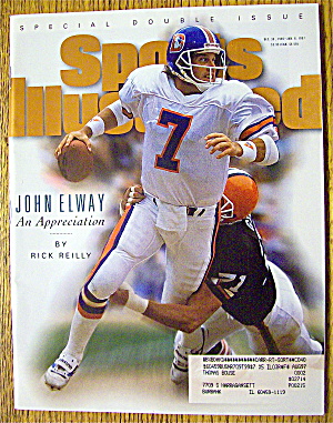 Sports Illustrated Magazine-1996-1997-john Elway
