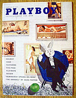 Playboy Magazine-january 1961-connie Cooper