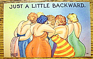 Women In A Group Talking Postcard