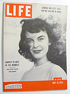 Life Magazine-may 18, 1953-opera Student From Indiana