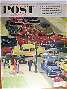 Saturday Evening Post Cover By Mayan - April 28, 1956
