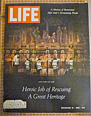 Life Magazine December 16, 1966 Heroic Job Of Rescuing
