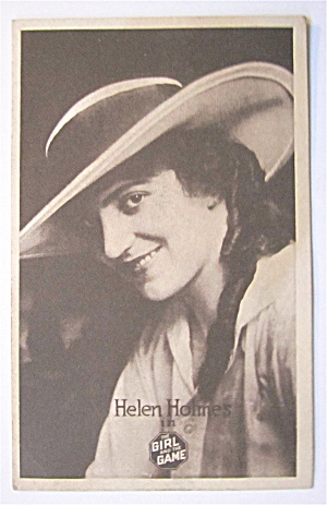 Helen Holmes (The Girl With The Game) Postcard