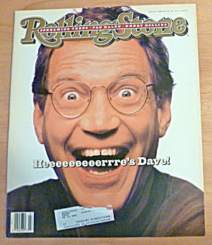 Rolling Stone-february 18, 1993-david Letterman