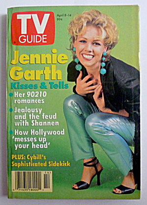Tv Guide-april 8-14, 1995-jennie Garth